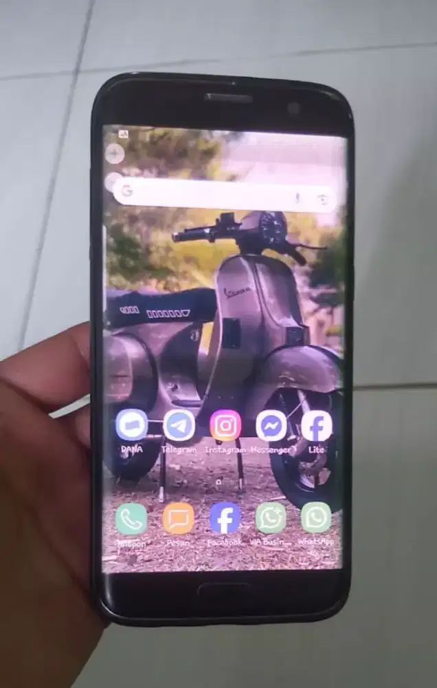 Samsung s7 edge sein
Dual sim
Ram 4/32