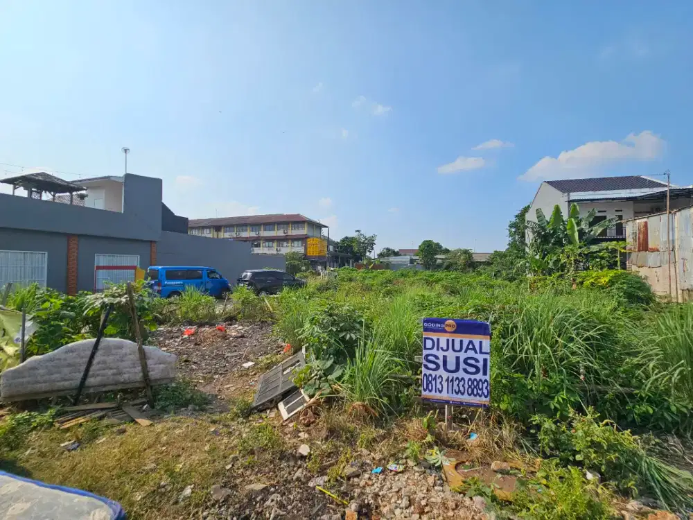 Dijual cepat kavling hook di jalan raya mustika sari  tambun bekasi