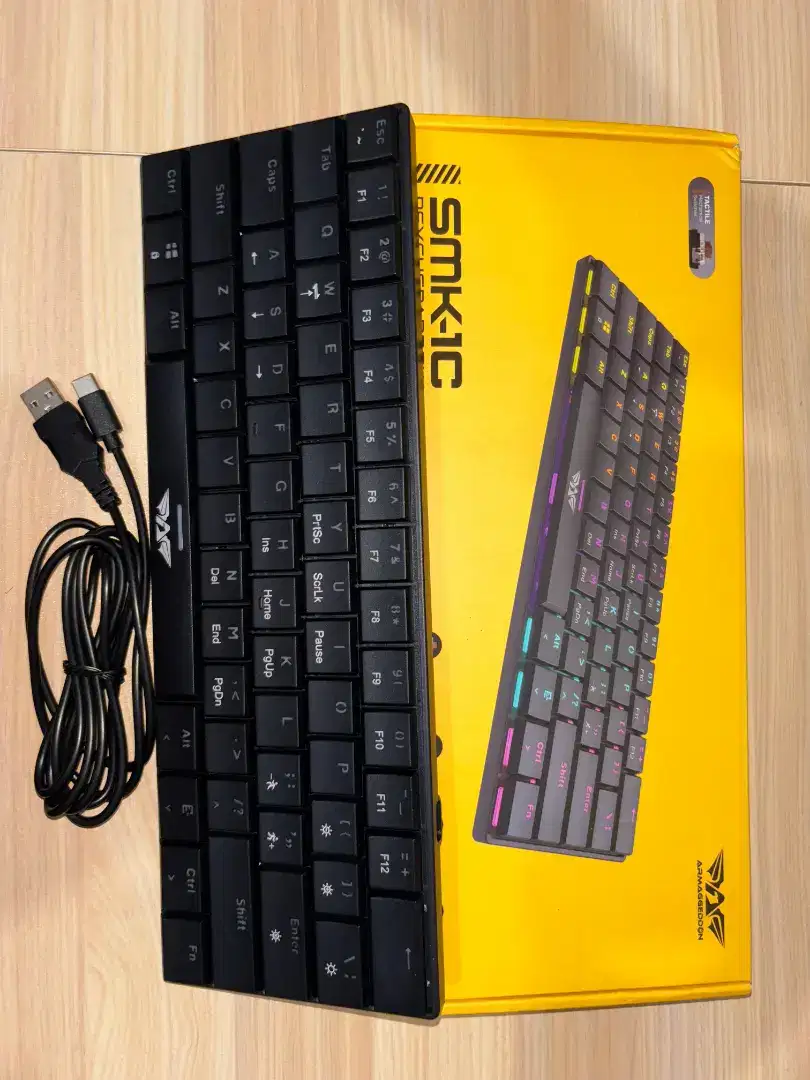 Armaggedon SMK 1C Low Profile 61 Key Mechanical Keyboard