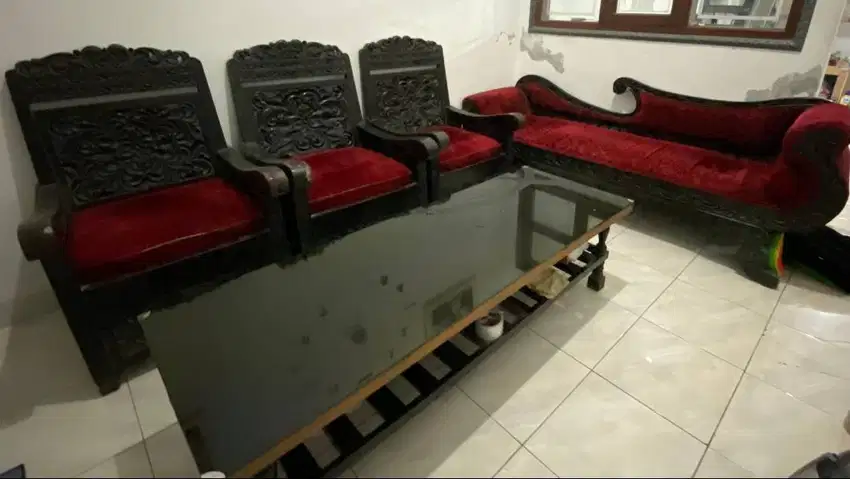 Kursi Sofa Jati