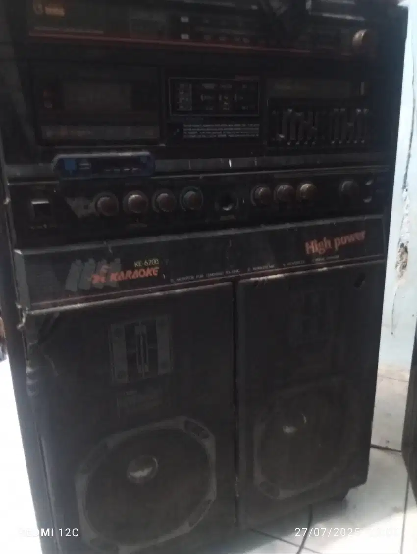 Radio jadul bisa buat speaker n karaoke