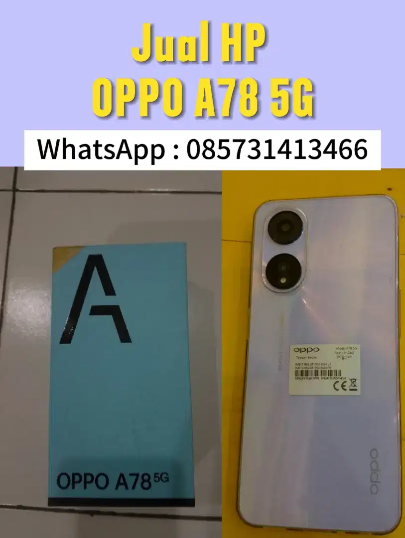 Jual Hp Android OPPO A78 5G