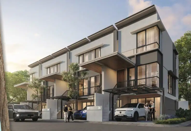 TREETOPS PARK SERPONG HUNIAN 3 LANTAI DENGAN SKYLIGHT START 629 JUTA
