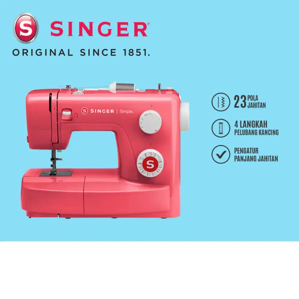 Mesin jahit SINGER 3223 Red