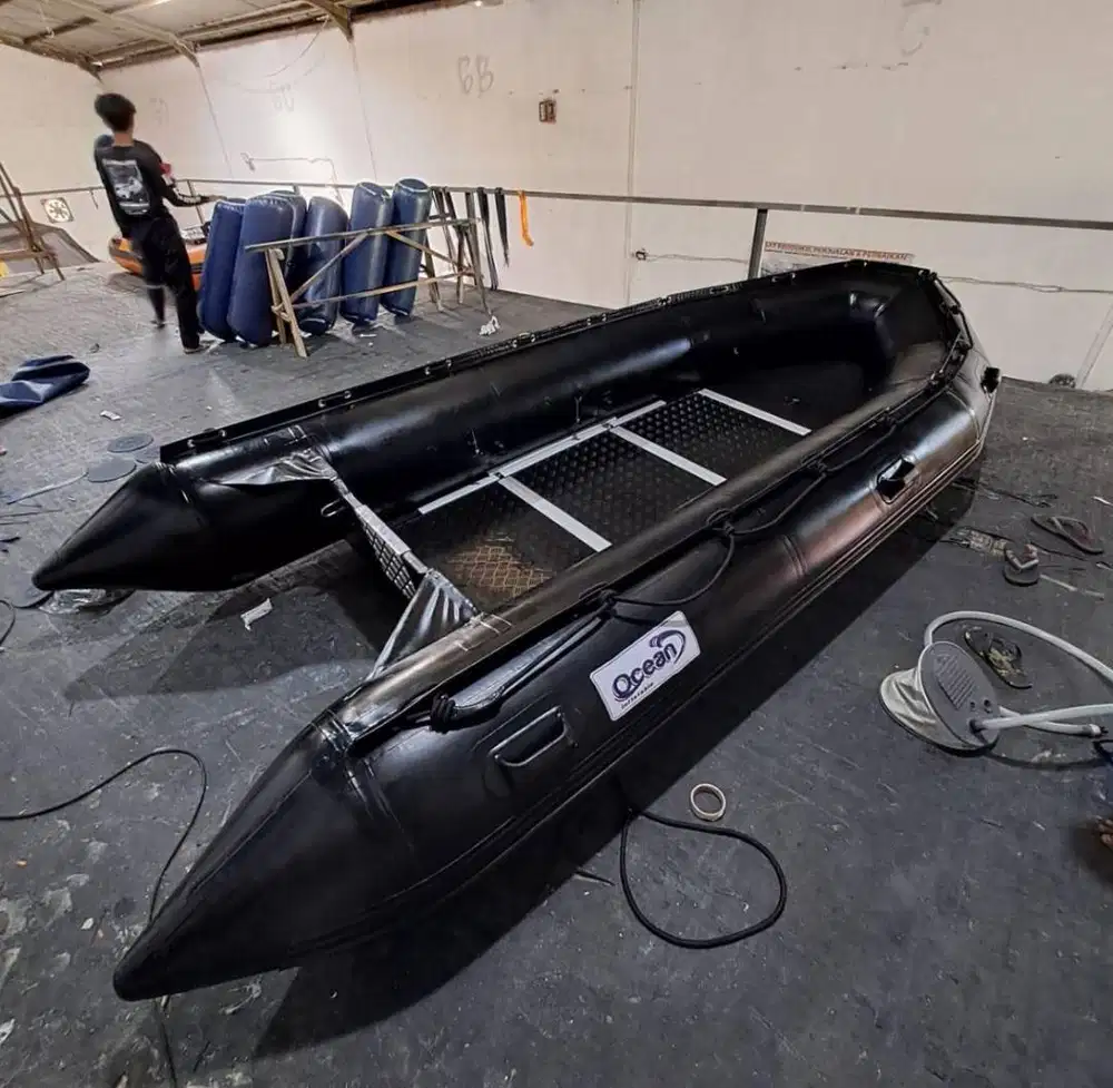 Perahu Karet Rescue Banjir Standar SAR OCEAN290 Kapasitas 3-4 Orang