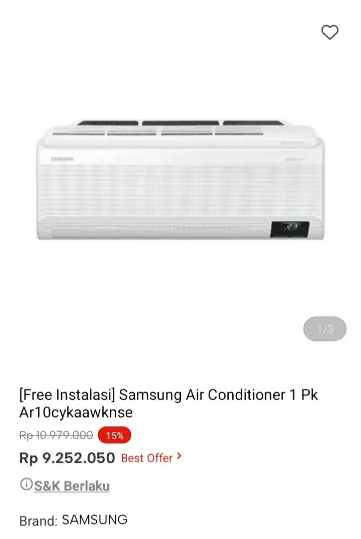 PROMO KREDIT SAMSUNG AC 1 PK