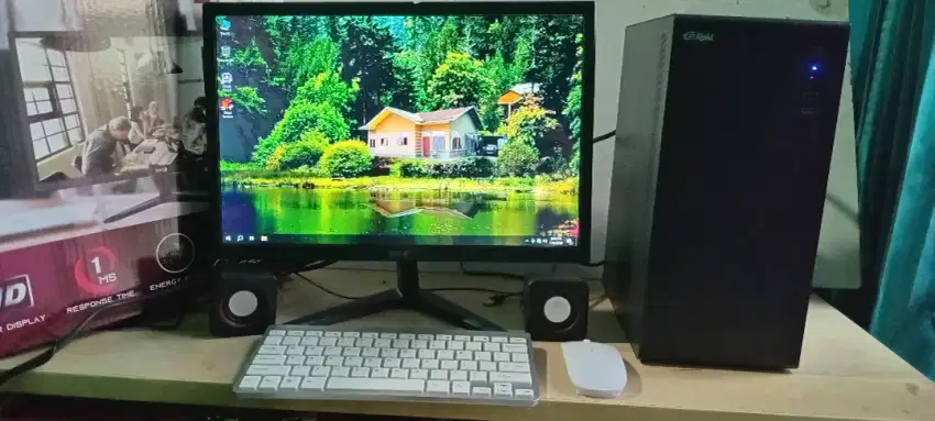 1 set komputer BARU core i5 ram 8gb ssd 256gb led 19in garansi bekasi