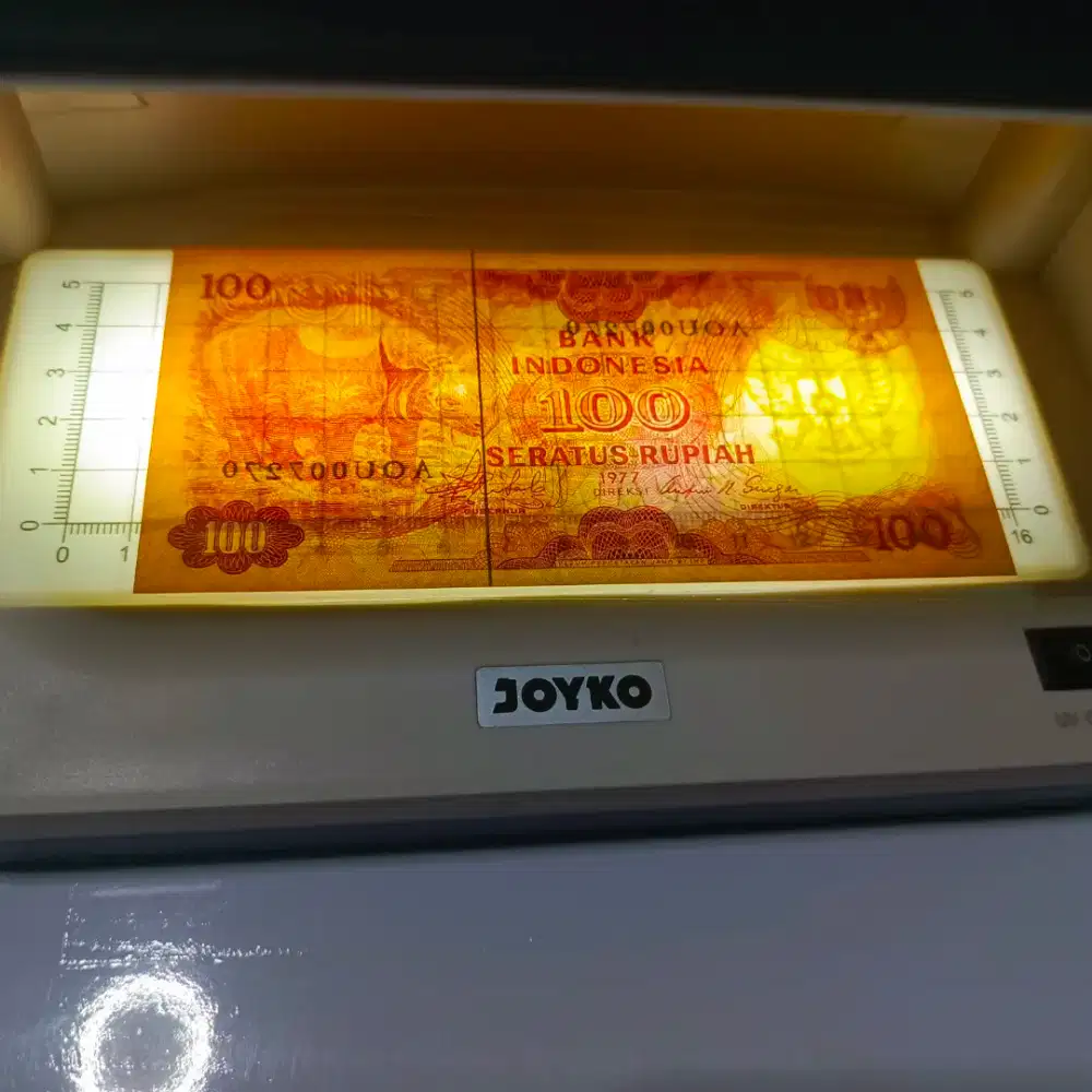 100 RUPIAH BADAK 1977  UNC GRESS