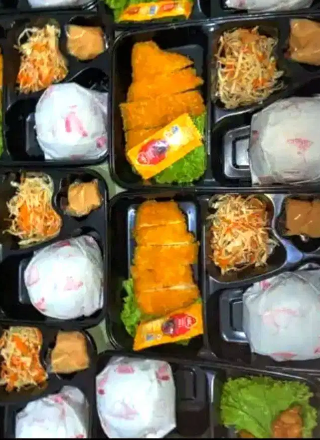 Nasi bento murah meriah