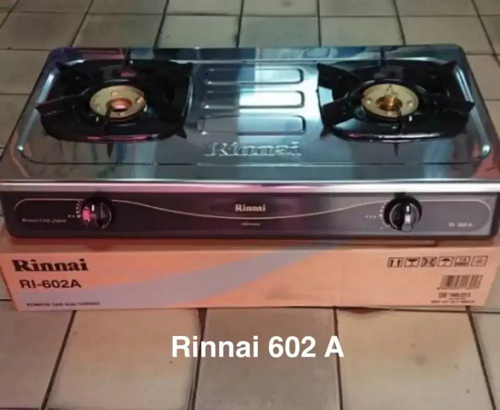 Kompor gas LPG Rinnai 602 A stenlis
