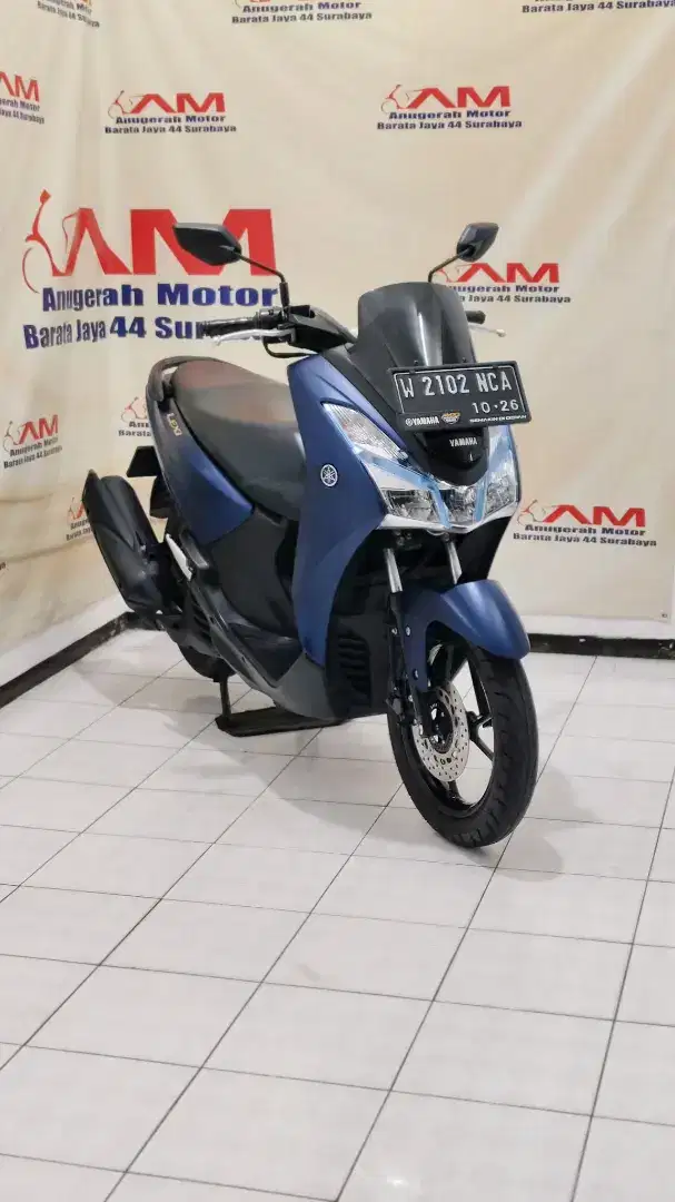 Yamaha Lexi 125 Tahun 2021 biru doff