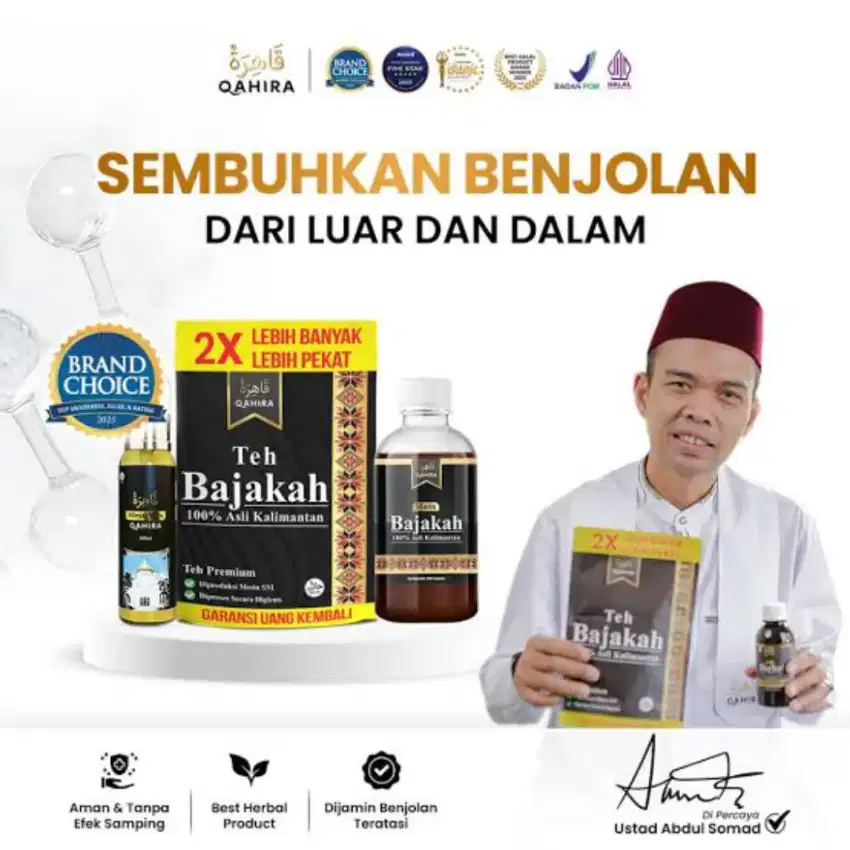 Teh Bajakah Minyak Qahira & Madu Bajakah Original Asli