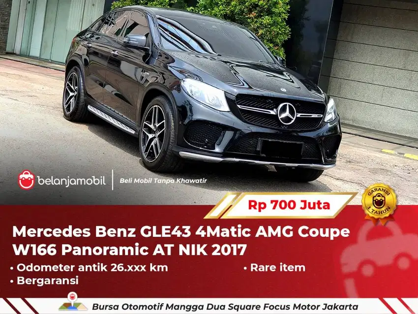 [ GARANSI 1TH ] Mercedes Benz Mercy GLE 43 GLE43 AMG AT 2017/2018