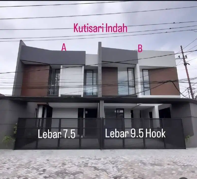 Dijual  2 unit rumah gress readi  Daerah Kutisari Indah