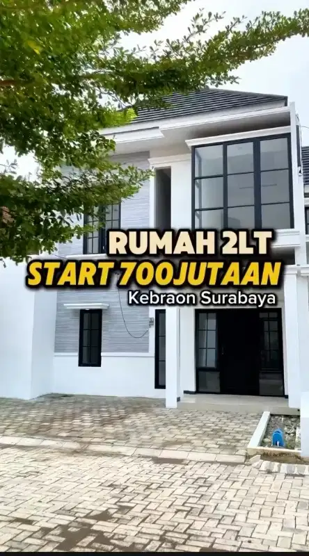 RUMAH 2 LANTAI DIKEBRAON KTP SURABAYA