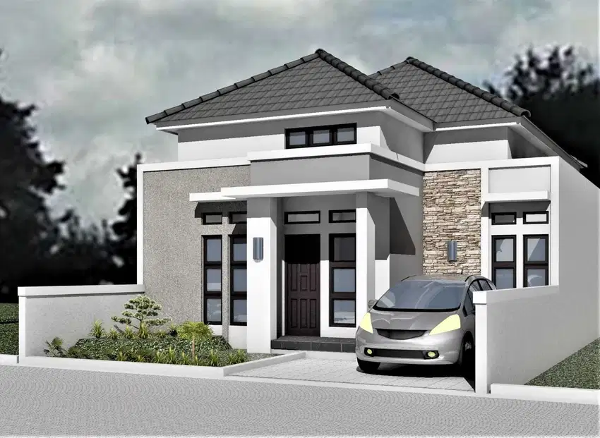 dijual rumah tipe 50/100 lokasi gentan bisa KPR DP 0%