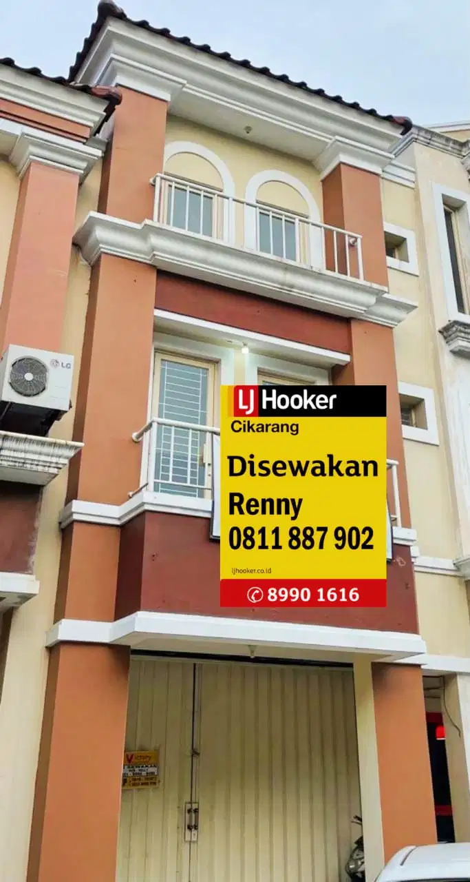 Disewakan Ruko Olympic Lippo Cikarang 2 Lantai