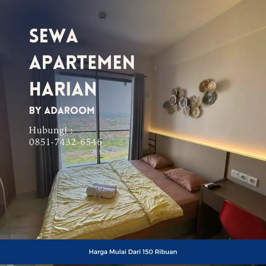 Sewa apartemen harian Kalibata City murah