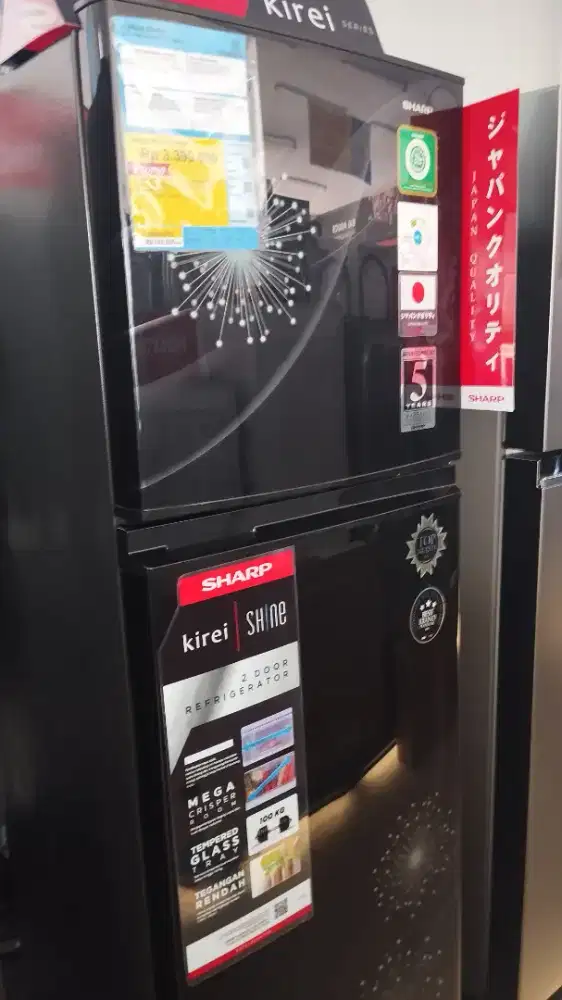 Kulkas sharp 237L 72 watt