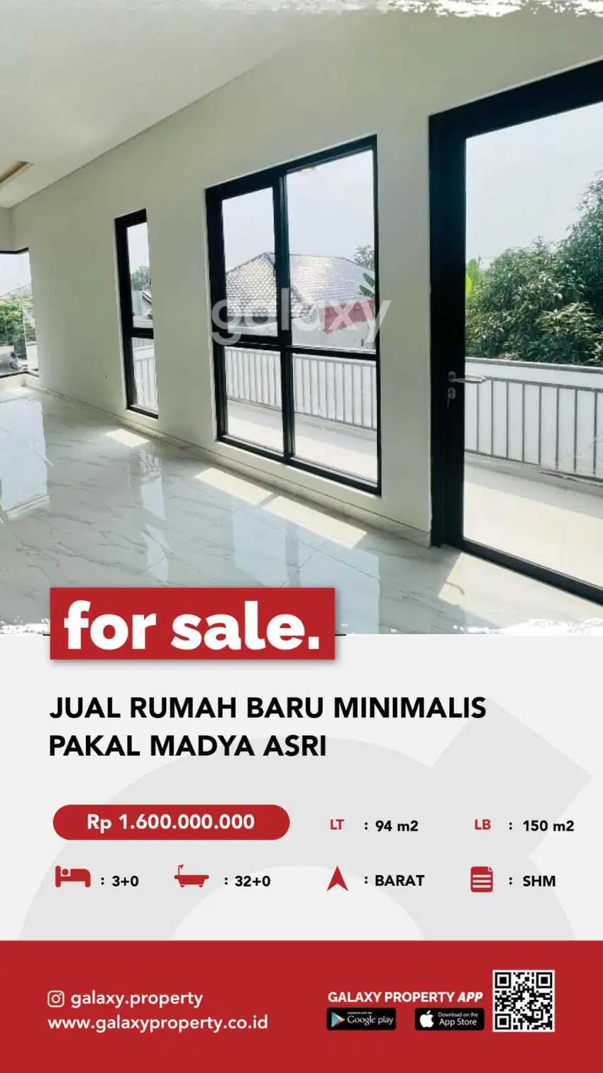 JUAL RUMAH BARU MINIMALIS PAKAL MADYA ASRI