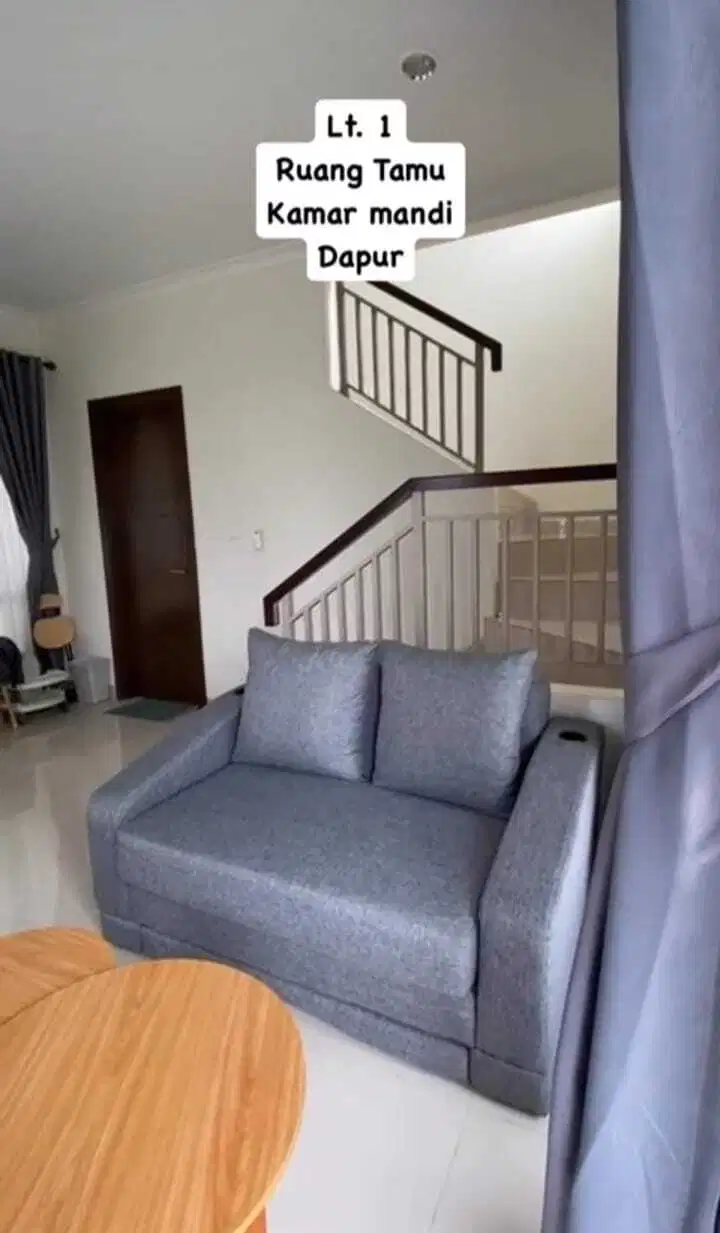 Jual sewa Rumah 2 lt Semi furnish Podomoro Park Bandung