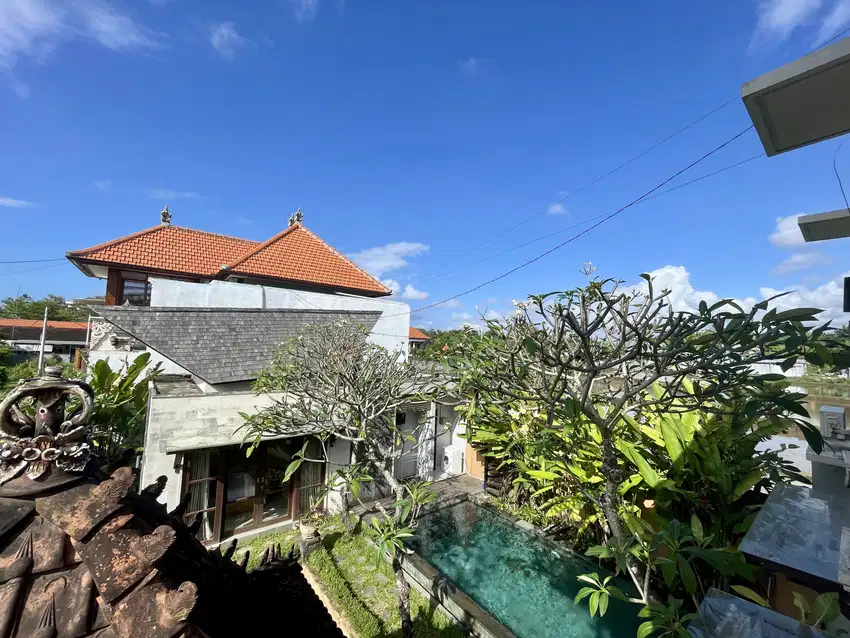 (K88) VILLA ASRI PEMANDANGAN SAWAH DAN POHON DI GIANYAR
