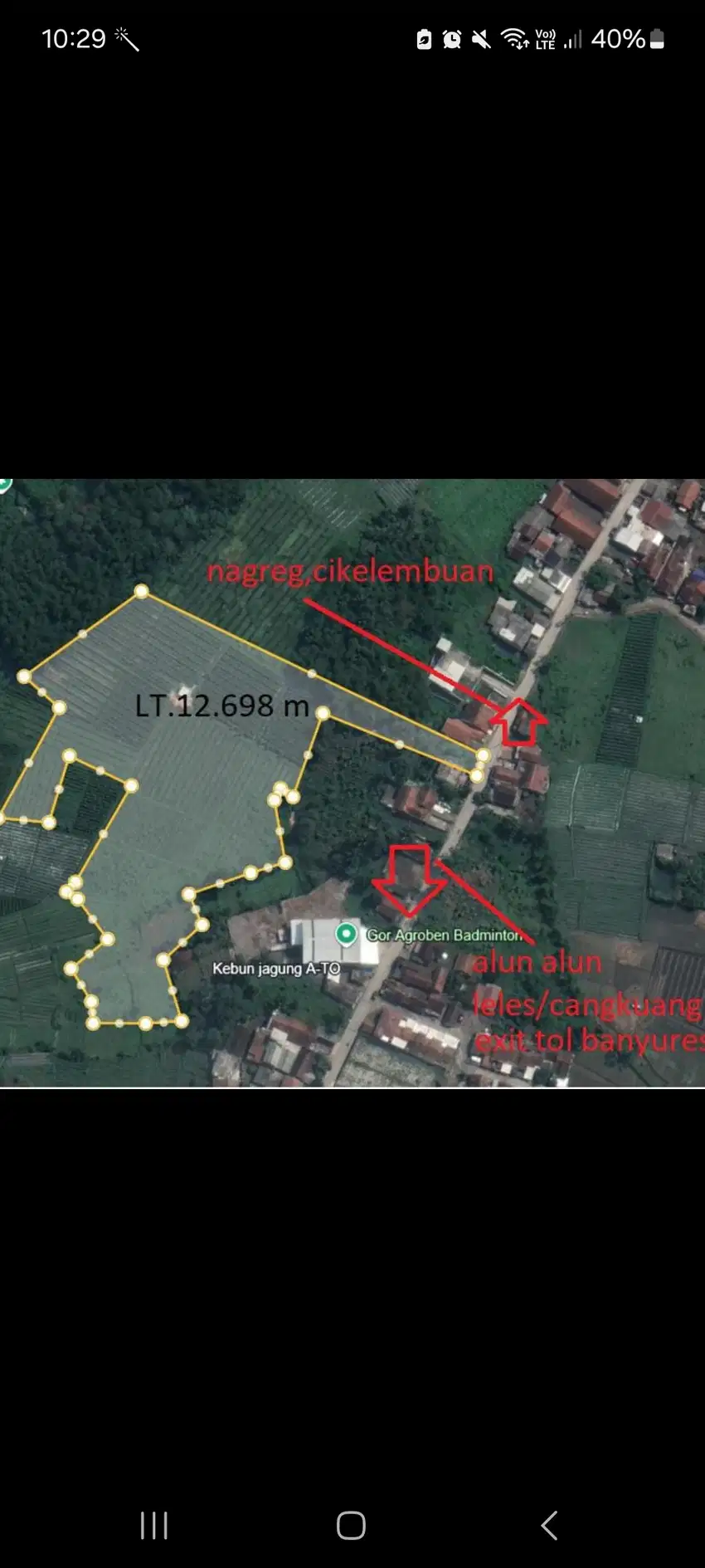 Tanah Kebun Murah di Garut