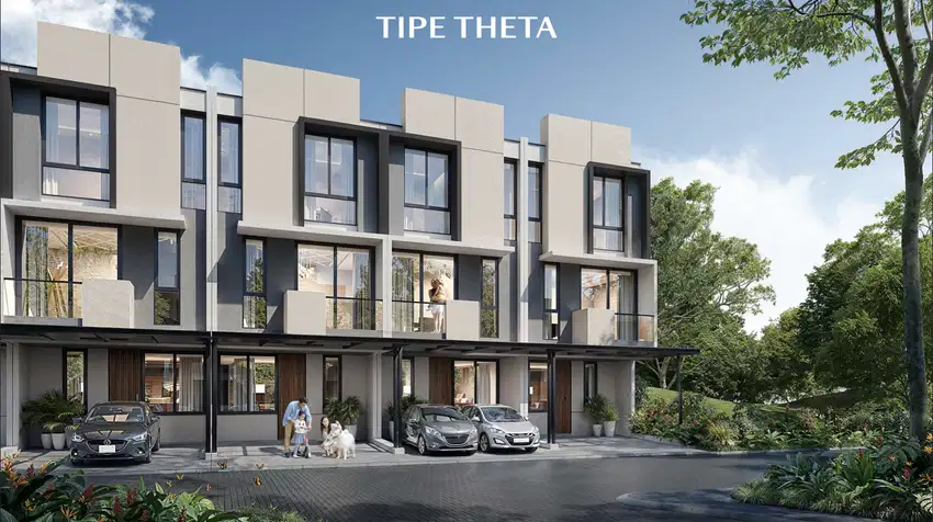 Rumah 3 Lantai Cluster Casa Montana di PIK 2