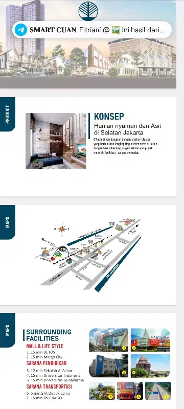 Hunian Asri dan Nyaman serta fasilitas lengkap di Selatan Jakarta