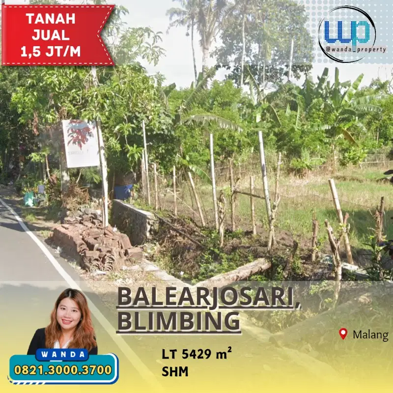 Dijual Tanah Strategis Dekat Tol Malang