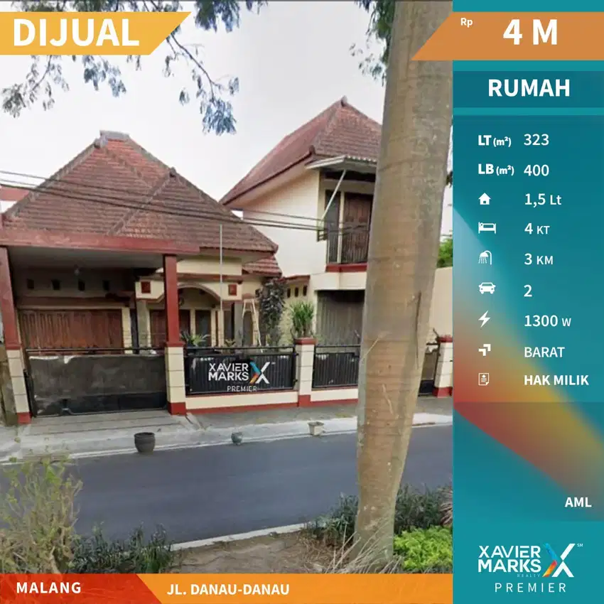 Dijual Rumah Jalan Danau-danau Sawojajar Malang Siap Huni