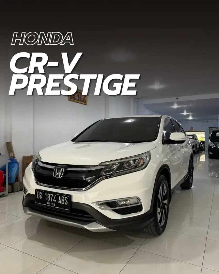 [DP 25JT‼️] HONDA CRV 2.4 PRESTIGE AT 2015 PEMAKAIAN 2016 CR-V