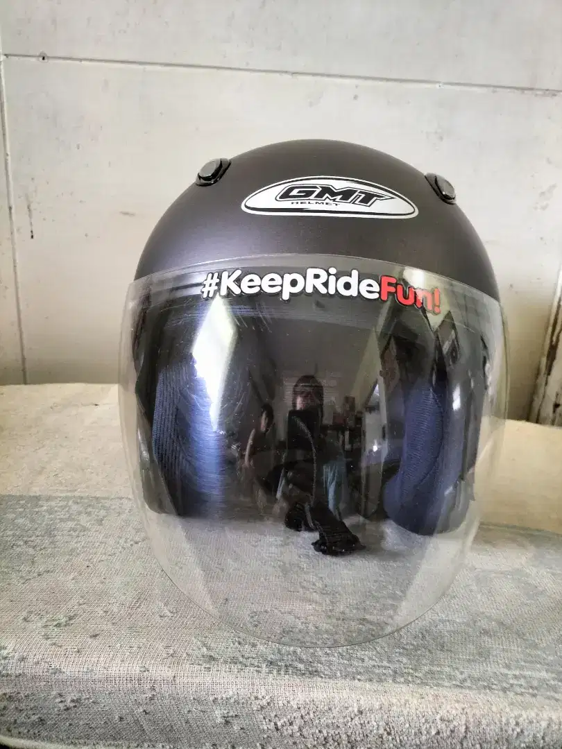 Helm GMT Double Visor Grey Doff