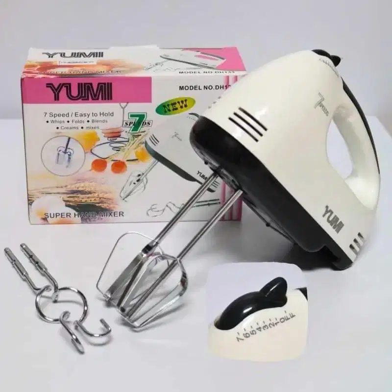 *Hand Mixer Yumi Pengocok Telur Elektrik Multifungsi