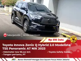 [LOW KM] Toyota Innova Zenix Q Hybrid 2.0 Modelista TSS AT Hitam 2023