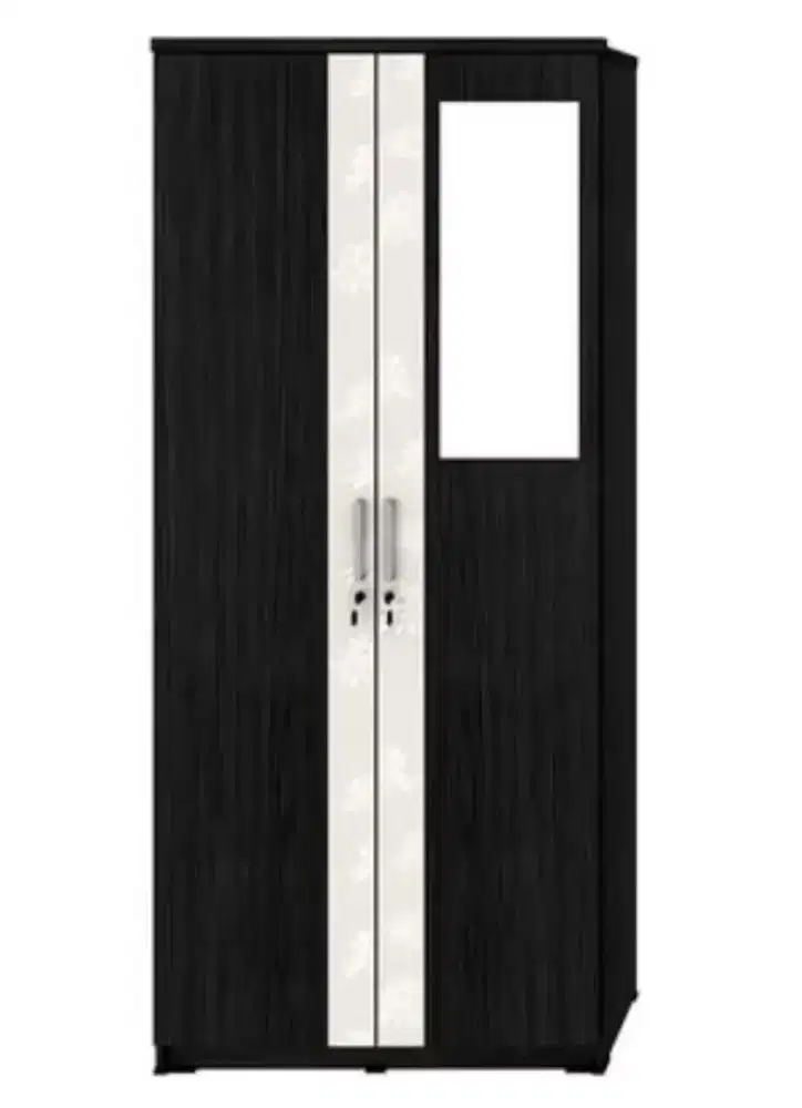 Lemari Pakaian 2 Pintu Kaca Luar Activ Spin LP 222