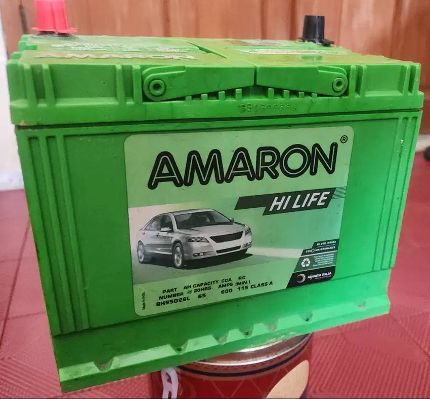 Accu Amaron Hi Life 65 Ah Aki Mobil Captiva - Bekas