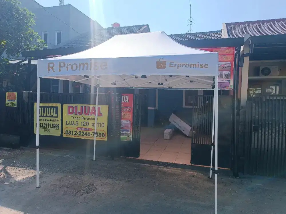 Tenda lipat bukan kaleng kaleng