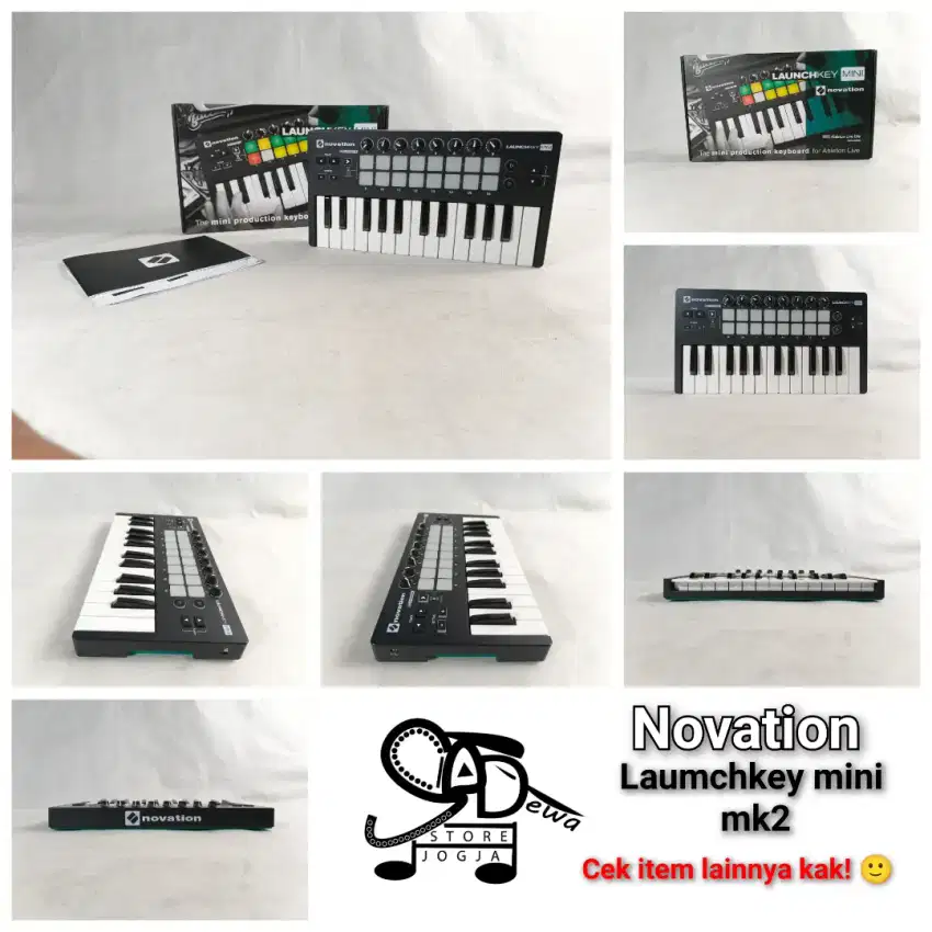 NOVATION LAUNCHKEY MINI MK2 MIDI CONTROLLER NOT MK3 CONTROLER