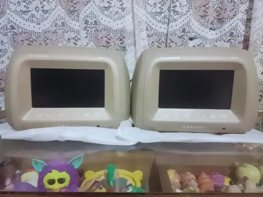 LED Monitor  & Car stereo cassette player