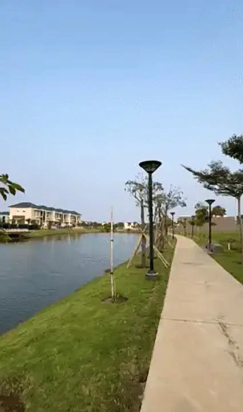 Kavling 25x45 Luas 1125m2 View Danau PIK 2, Cluster Premium