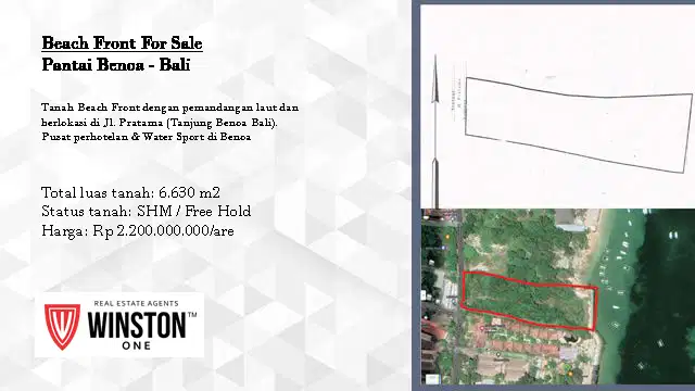 Tanah Jl. Raya Pratama, Tanjung Benoa - Bali