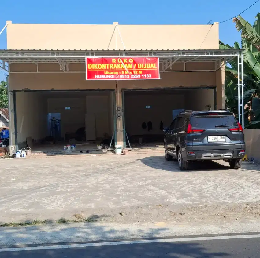 Disewakan / Dijual Ruko Kondisi Baru Lokasi Strategis Di Kota Ngawi