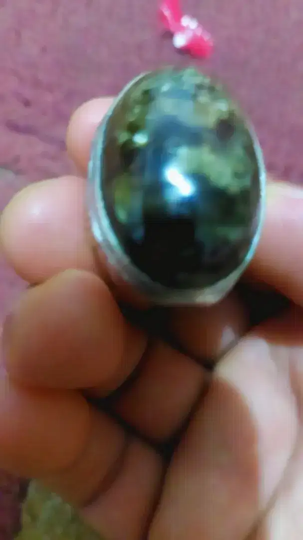 Batu akik langka(seperti macan salju)