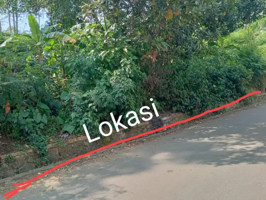 Jual tanah Strategis pinggir jalan kabupaten Area Ciwidey