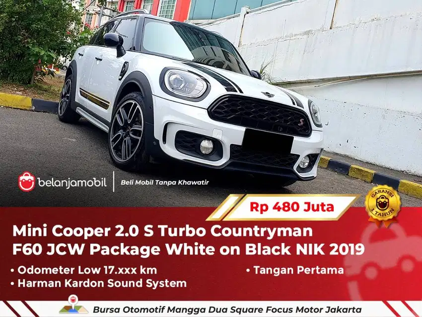 [ LOW KM ] Minicooper Mini Cooper 2.0 S Turbo Countryman JCW 2019/2020