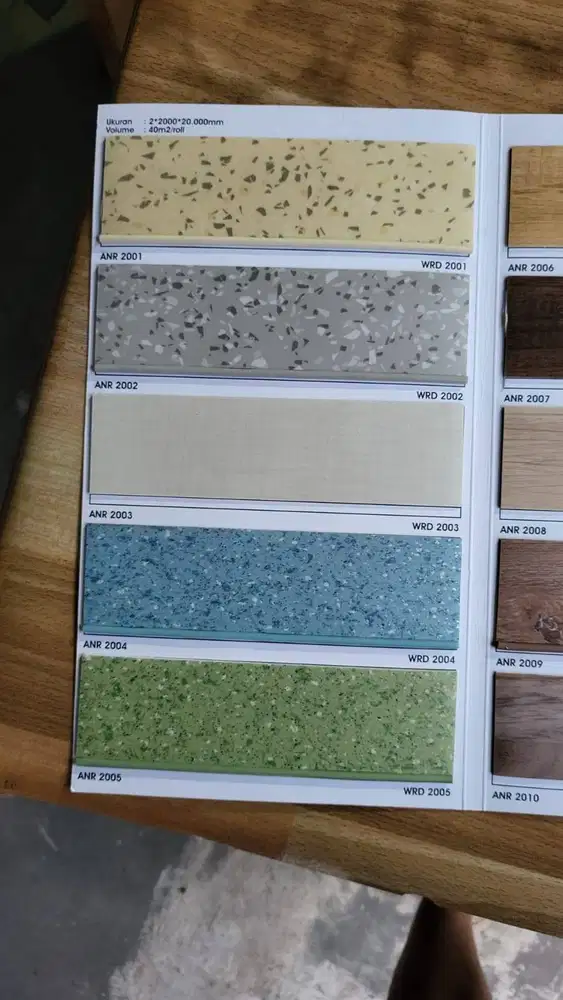 Lantai Vinyl Roll Arni Khusus Rumah Sakit Anti Bakteri - Harga Per M2
