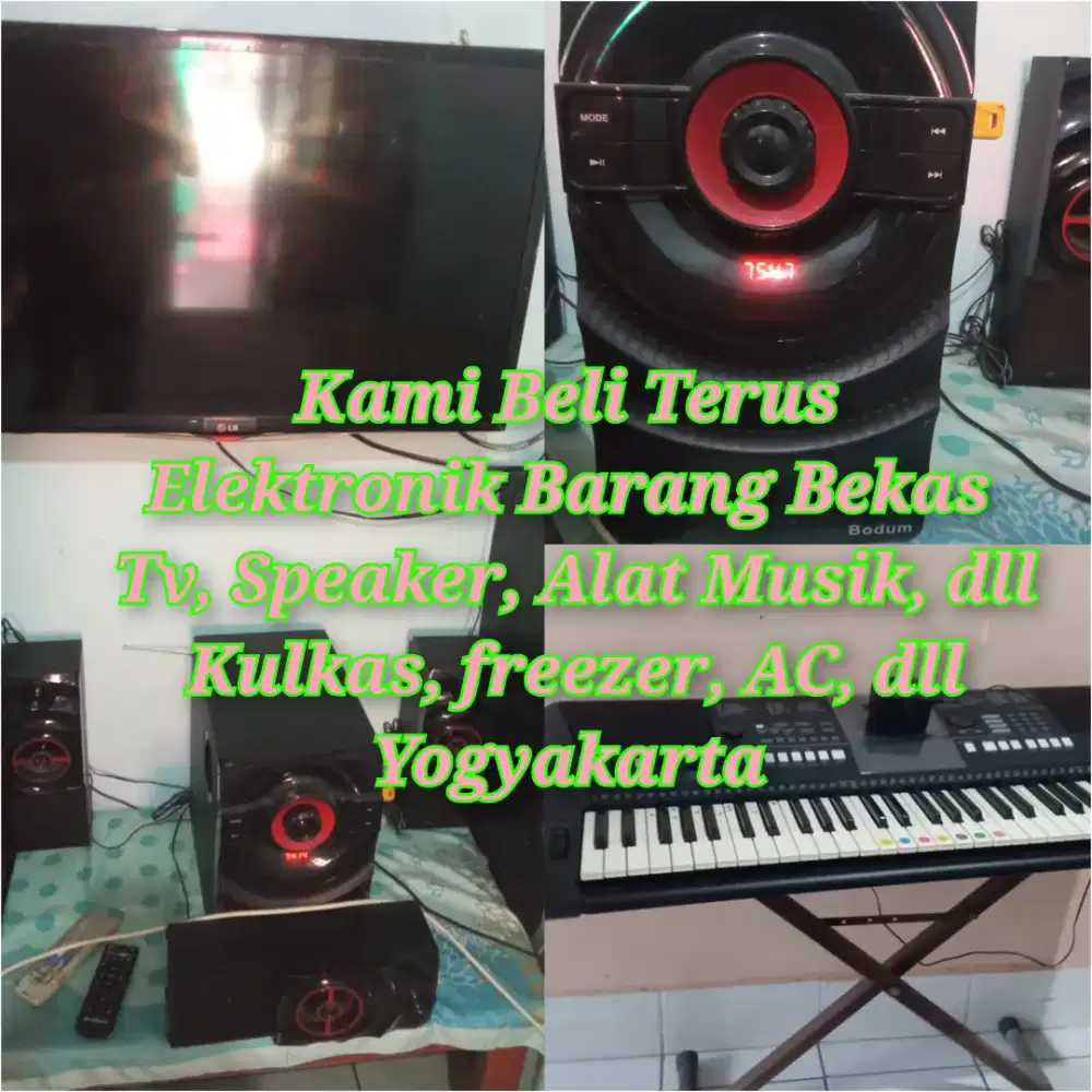 Jual beli TV LED bekas kami siap tampung  Barkas elektronik nya