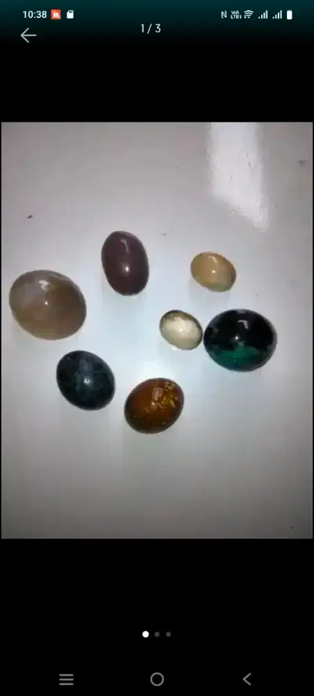 Batu akik aneka ukuran