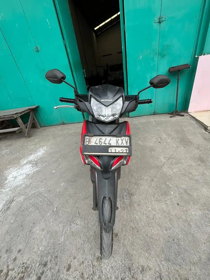 Supra X 2020 hitam merah